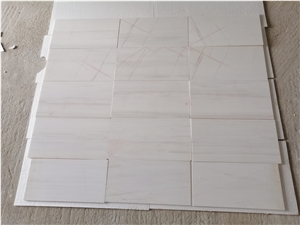 Bianco Dolomite Bianco Dolomiti With Homogenized Red Lines