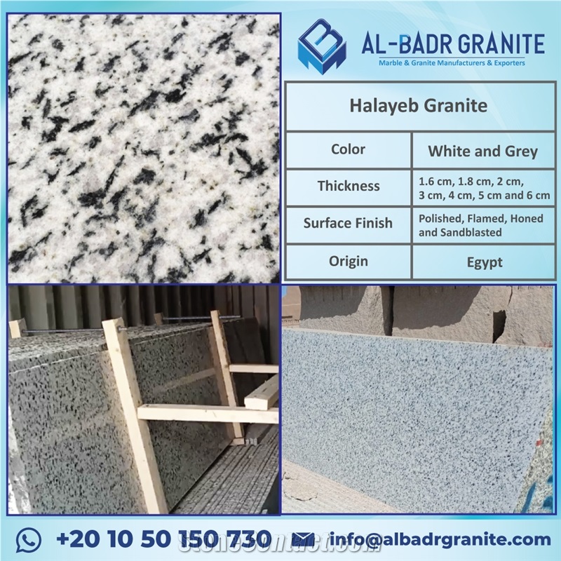 Bianco Halayeb Granite - Egyptian White Granite