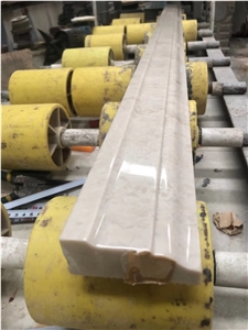 Brown Stone Elevator Door Arch Frame Marble Window Surround