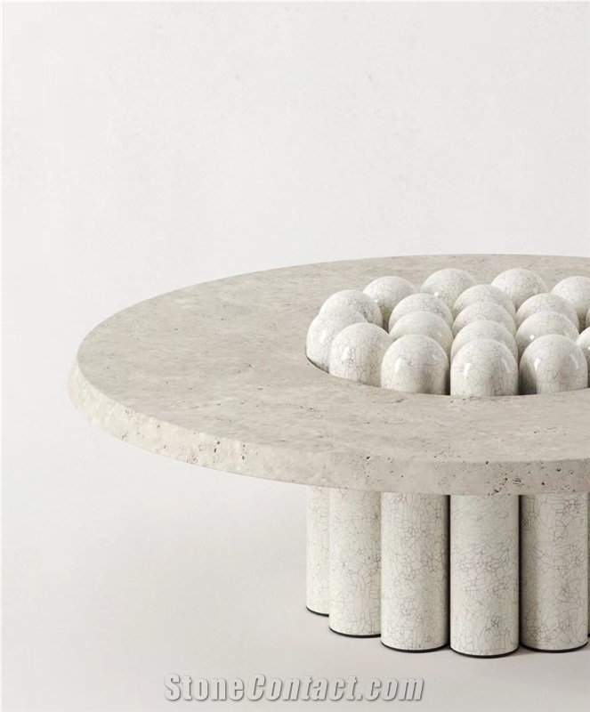 Interior Marble Coffee Table Stone Home Furniture Cafe Table
