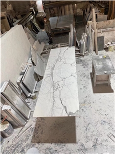 Interior Marble Dining Cafe Table Marquina Restaurant Table