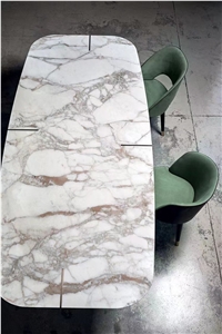 Interior Stone Furniture Marble Coffee Display Oval Table