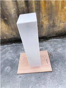 Interior Stone Pedestal Column Marble Jewelry Display Stand Interior Stone Pedestal Column Marble Jewelry Display Stand