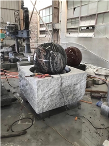 Sculptured Stone Angel Water Features White Jade Bird Bath