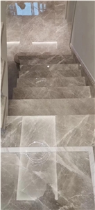 Stone Deck Stair Treads Marble Grey  Steps Staircase