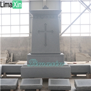 Grey Granite Headstone
