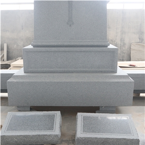 Grey Granite Headstone