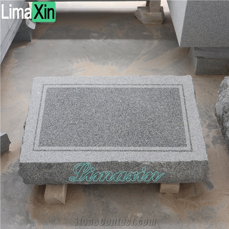 Grey Granite Headstone