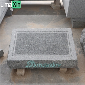Grey Granite Headstone