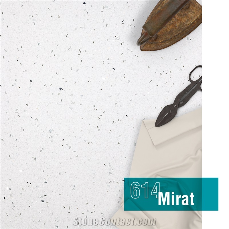 Cimstone Quartz Slab  614 - Mirat