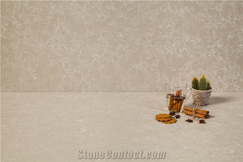 Cimstone Quartz Slab 875 - Linen