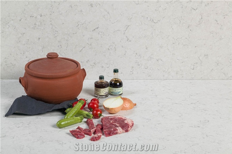 Cimstone Quartz Slab 936 - Olympos