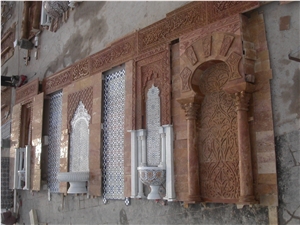 Hammam Wall Fountain With Waterjet Medallion