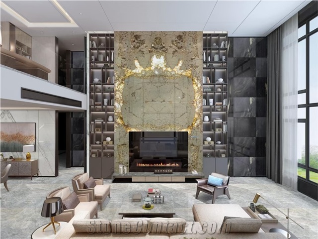 Polished Patagonia Quartize Background Wall