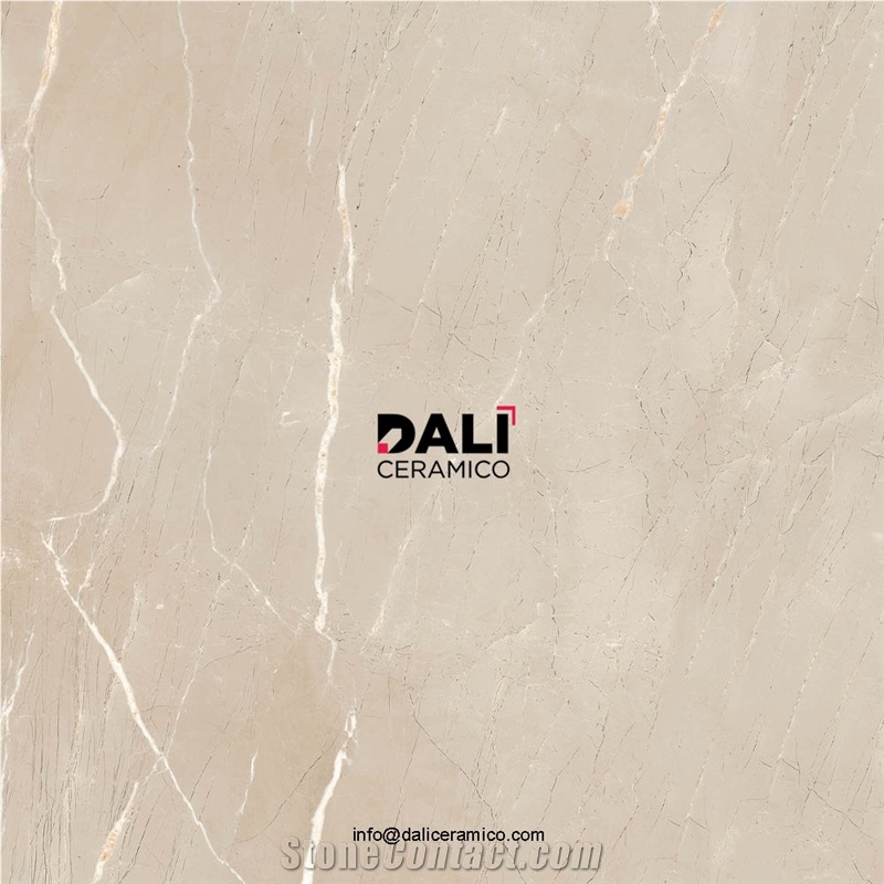 Crema Luna Polished Porcelain Tiles