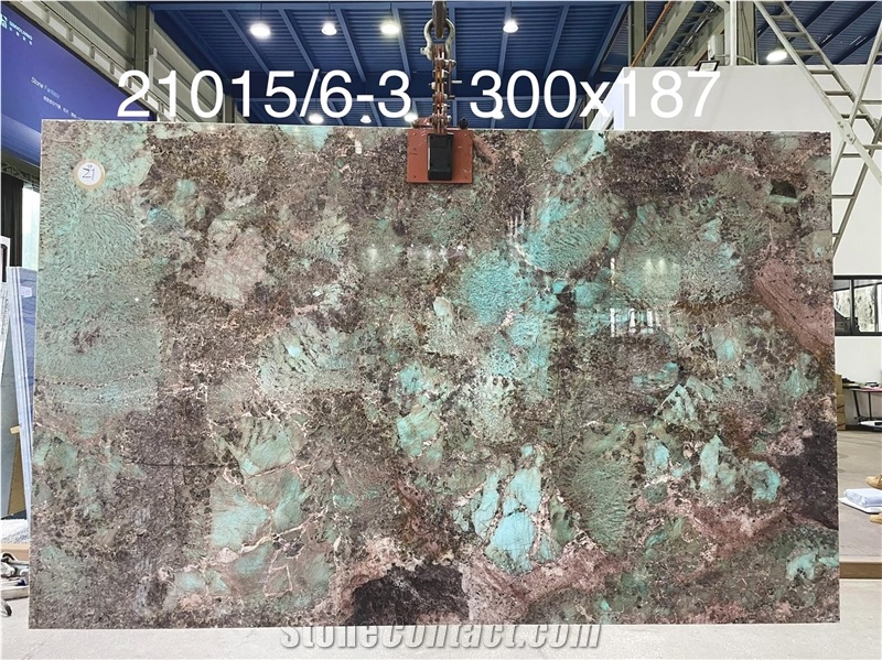 Amazonite Quartzite Slab