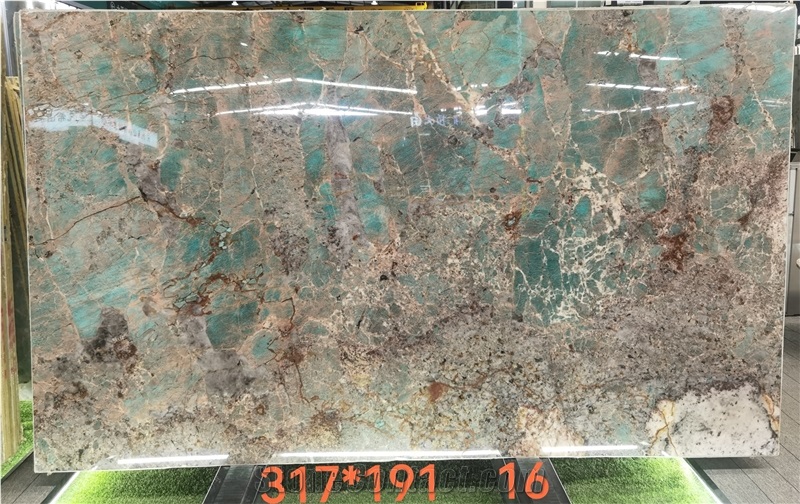 Amazonite Quartzite Slab
