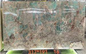 Amazonite Quartzite Slab