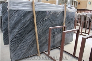Ancient Wood Wooden Black Silver Wave Zebra Black Marble