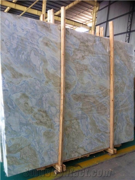 Arctic Blue Sky Marble