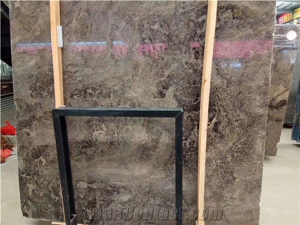 Brown Earth  Narcisse Grey Moon Valley Marble