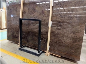 Brown Earth  Narcisse Grey Moon Valley Marble
