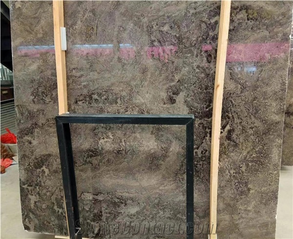 Brown Earth  Narcisse Grey Moon Valley Marble