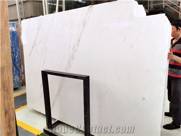 China Calacatta White China Statuary White  Staturio White