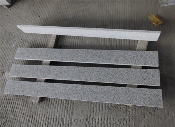 Chinese G603 Light Grey Granite Seasame White Step And Riser