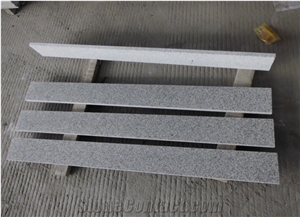 Chinese G603 Light Grey Granite Seasame White Step And Riser