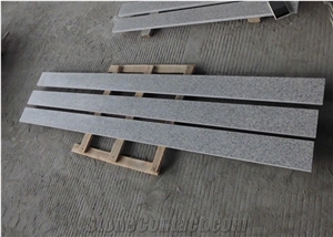 Chinese G603 Light Grey Granite Seasame White Step And Riser