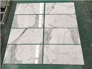 Italian Statuary Bianco Statuario White Marble Tile 12X24