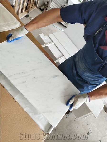 Italy Bianco Carrara White Marble Tile Carrara C Wholesale