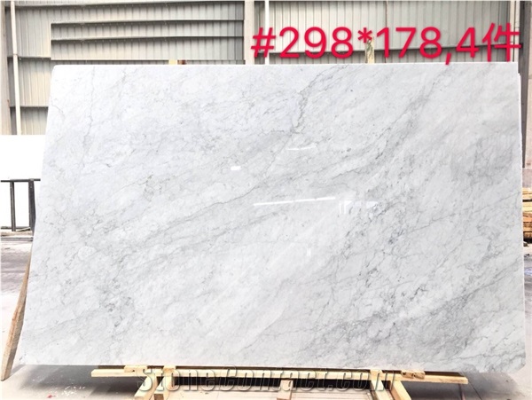 Popular Bianco Carrara White Marble Slab Carrara C Marble
