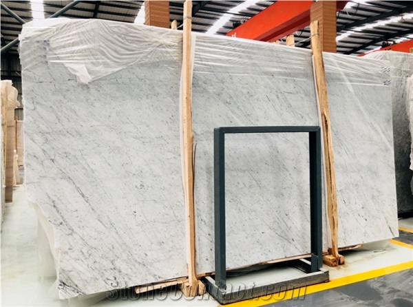 Popular Bianco Carrara White Marble Slab Carrara C Marble