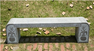 Popular Grey Granite Stone Bench Garden Bench