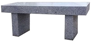Popular Light Grey Granite Stone Bench Garden Bench