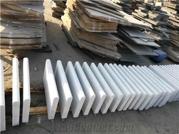 White Quartzite Pool Coping