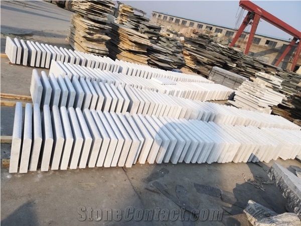 White Quartzite Pool Coping