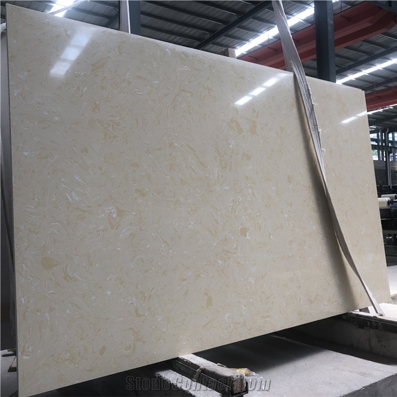 Royal Beige Artificial Marble Engineered Stone Slab