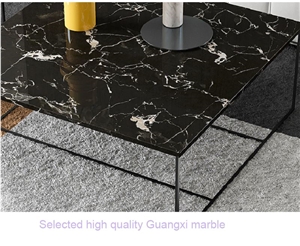 Office Modern Coffee Table Marble Stone