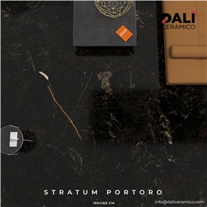 STRATUM PORTORO | High Gloss Porcelain Tiles | 160X160cm