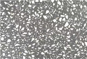 Grey Color Terrazzo Stone Slab Floor Tile