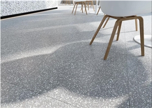 Grey Color Terrazzo Stone Slab Floor Tile