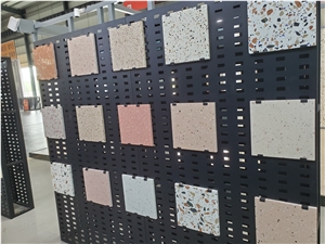 New Design Modern Terrazzo Slab Glass Tile