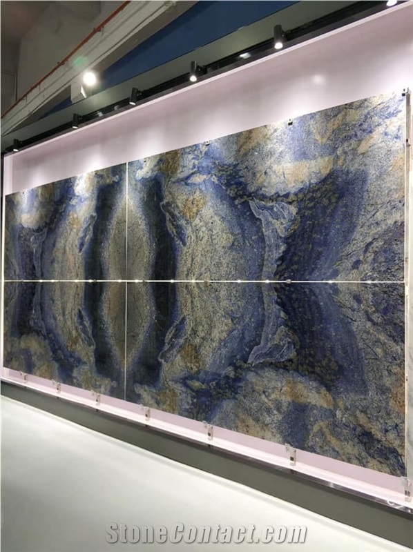 Azul Bahia High Quality Polished Blue Granite Slab