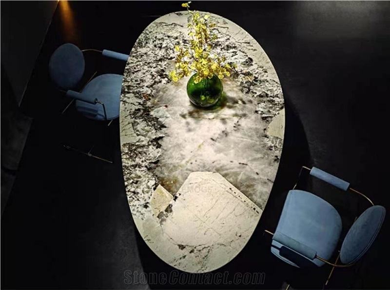 Brazil Restaurant Table Top Pandora Granite Polished Top