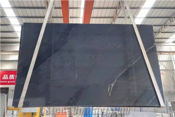 Galaxy Oro Natural Black Quartzite  Honed Slab