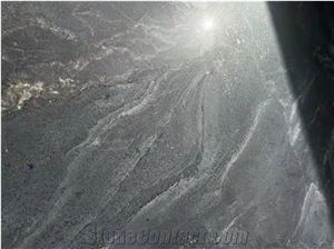 Galaxy Oro Natural Black Quartzite  Honed Slab