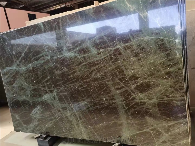 Green Quartzite Polished Kitchen Island Tops Bar Top